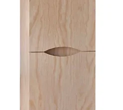 Colonne De Salle De Bains|Meuble De Salle De Bains Faible Profondeur|Ondee Colonne de salle de bains simple à poser H.180 x P. 30 x l.35 cm, décor bois, Palermo