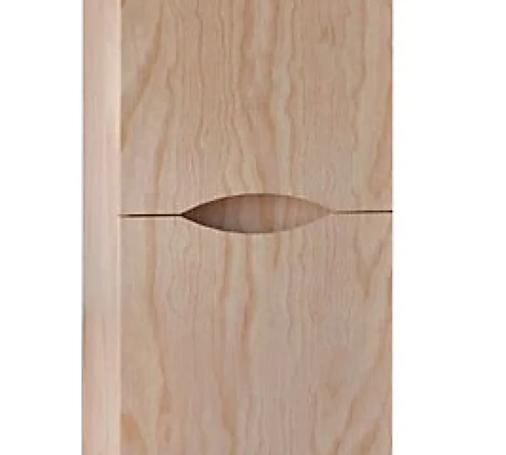 Colonne De Salle De Bains|Meuble De Salle De Bains Faible Profondeur|Ondee Colonne de salle de bains simple à poser H.180 x P. 30 x l.35 cm, décor bois, Palermo