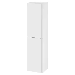 Colonne De Salle De Bains|GoodHome Colonne de salle de bains blanc mat 2 portes l.40 x H.160 x P.36 cm Levanna
