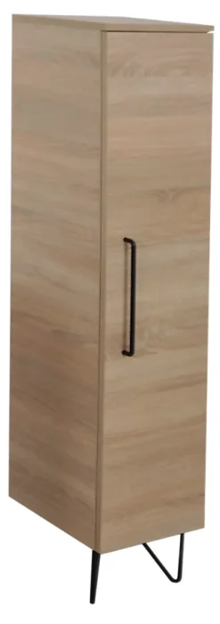 WM88 Colonne de salle de bains Oslo décor chêne l.30 x H. 135 x P. 30 cm