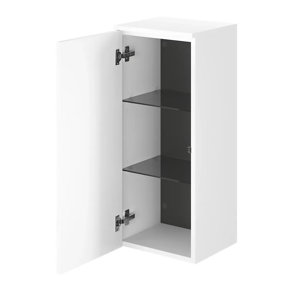 Colonne De Salle De Bains|GoodHome Colonne de salle de bains l.35 x H.80 x P.30 cm blanc mat Kentia