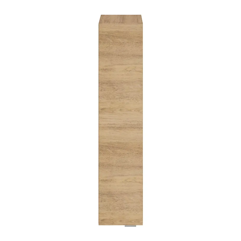 GoodHome Colonne de salle de bains suspendue faible largeur effet chêne l.20 x H.90 x P.36 cm, Imandra
