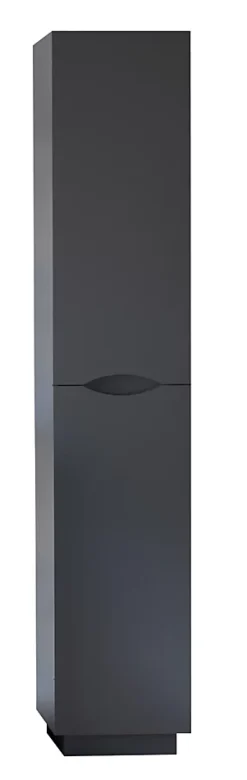 Ondee Colonne de salle de bains simple à poser H.180 x P. 30 x l.35 cm, anthracite, Palermo