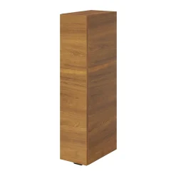 GoodHome Colonne de salle de bains suspendue faible largeur effet noyer l.20 x H.90 x P.36 cm, Imandra