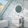 Colonne De Salle De Bains|Geberit Colonne de salle de bains H.85 cm blanc Selva