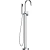 Robinet De Baignoire|Essebagno Colonne de sol mécanique chromée pour baignoire ilot Charme