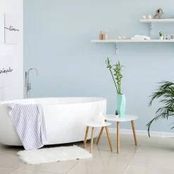 Robinet De Baignoire|Essebagno Colonne de sol mécanique chromée pour baignoire ilot Charme