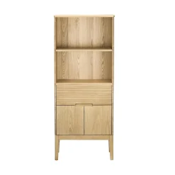 Colonne De Salle De Bains|Meuble De Salle De Bains Faible Profondeur|Mob-In Colonne en chêne 145 cm ALASKA