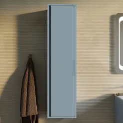 Kiamami Valentina Colonne Multifonction Suspendue H140 Porte Réversible Céleste Mat - Monaco