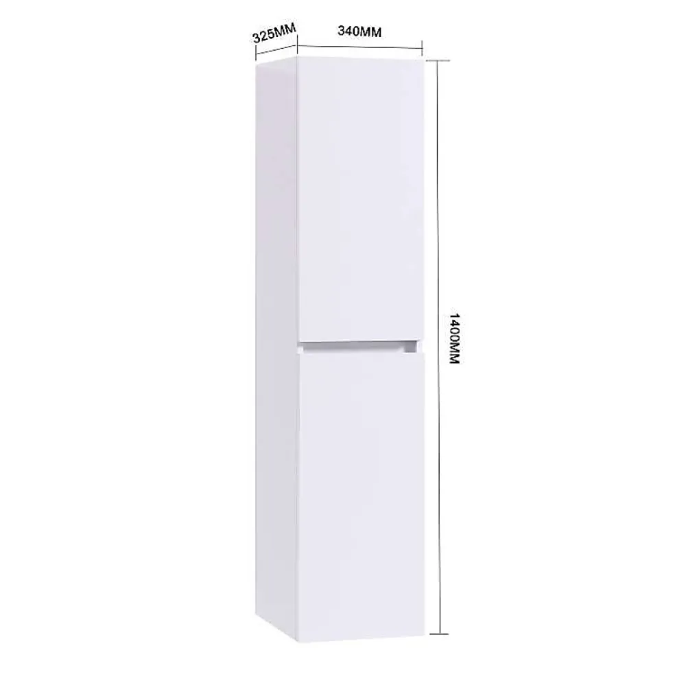 Colonne De Salle De Bains|Top Bath COLONNE salle de bain Armoire de rangement APOLLO LAQUE GRIS BLANC KIT