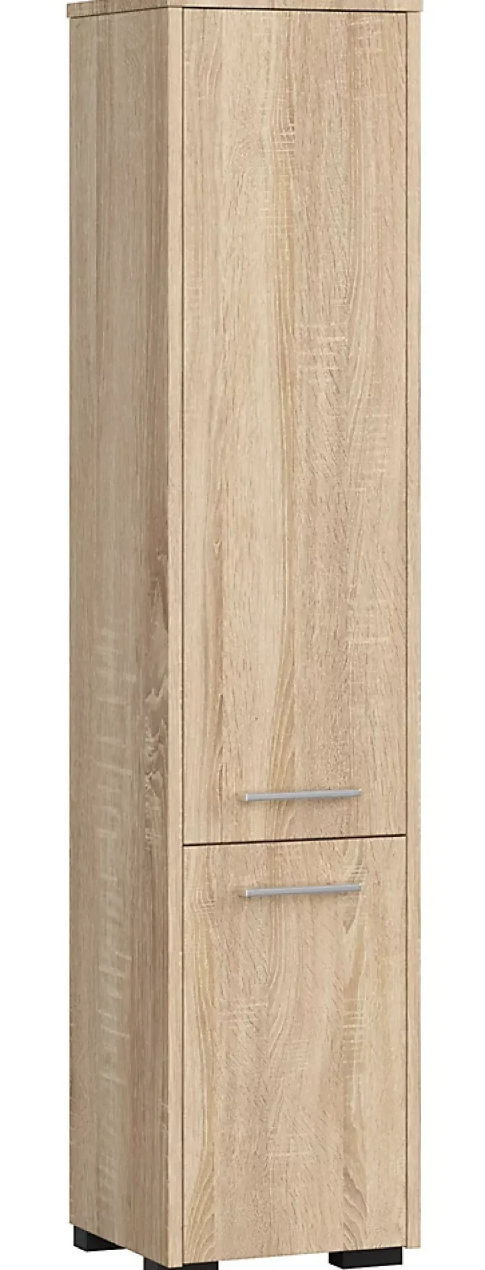 Colonne De Salle De Bains|Akord Furniture Factory Colonne salle de bains AKORD FIN Chêne Sonoma 30 cm 2 portes façade Chêne Sonoma 5 étagères 30x30x140 cm