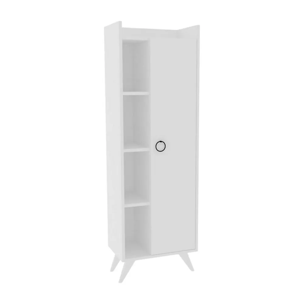 Armoire De Salle De Bains|Pier Import Colonne salle de bains blanche, rangements mixtes MARFA