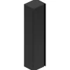 Ipiemme SRL Colonne salle de bains noir mat l.35 x H.150 x P.30 cm, Pura+