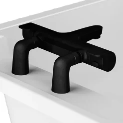 Accessoire De Robinet|GoodHome Colonnette mâle - mâle coloris noir vendue par 2