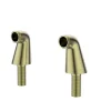 Essebagno Colonnette mâle mâle H.7 cm, doré brossé, vendue par 2
