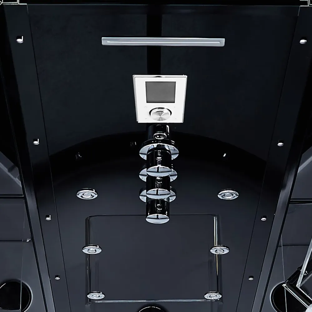 Archipel Combi Balneo douche Hammam CBH BLACK 179x97 - GAUCHE