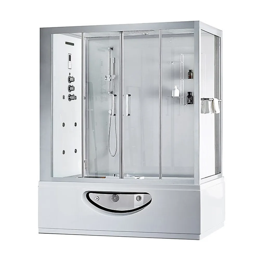 Archipel Combi Balneo douche Hammam CBH PUR WHITE 179x97 - GAUCHE