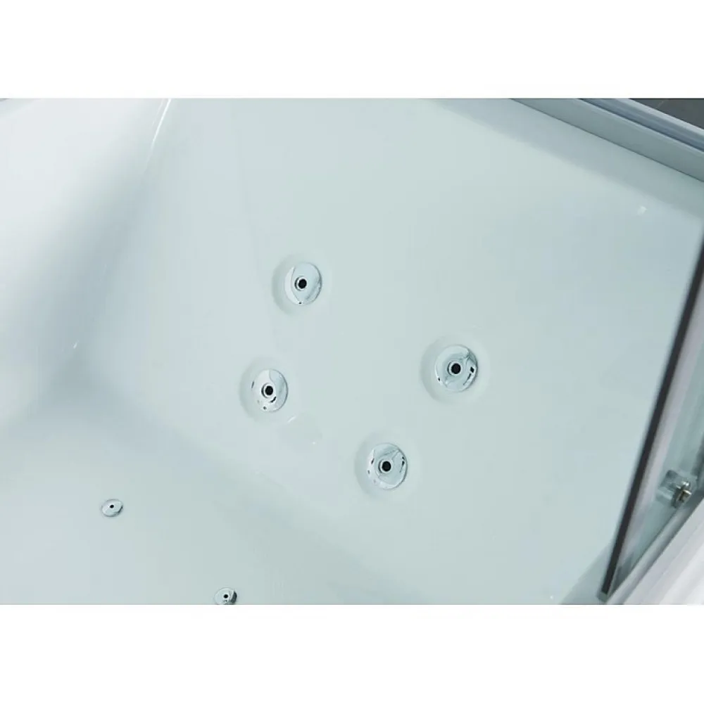 Archipel Combi Balneo douche Hammam CBH PUR WHITE 179x97 - GAUCHE
