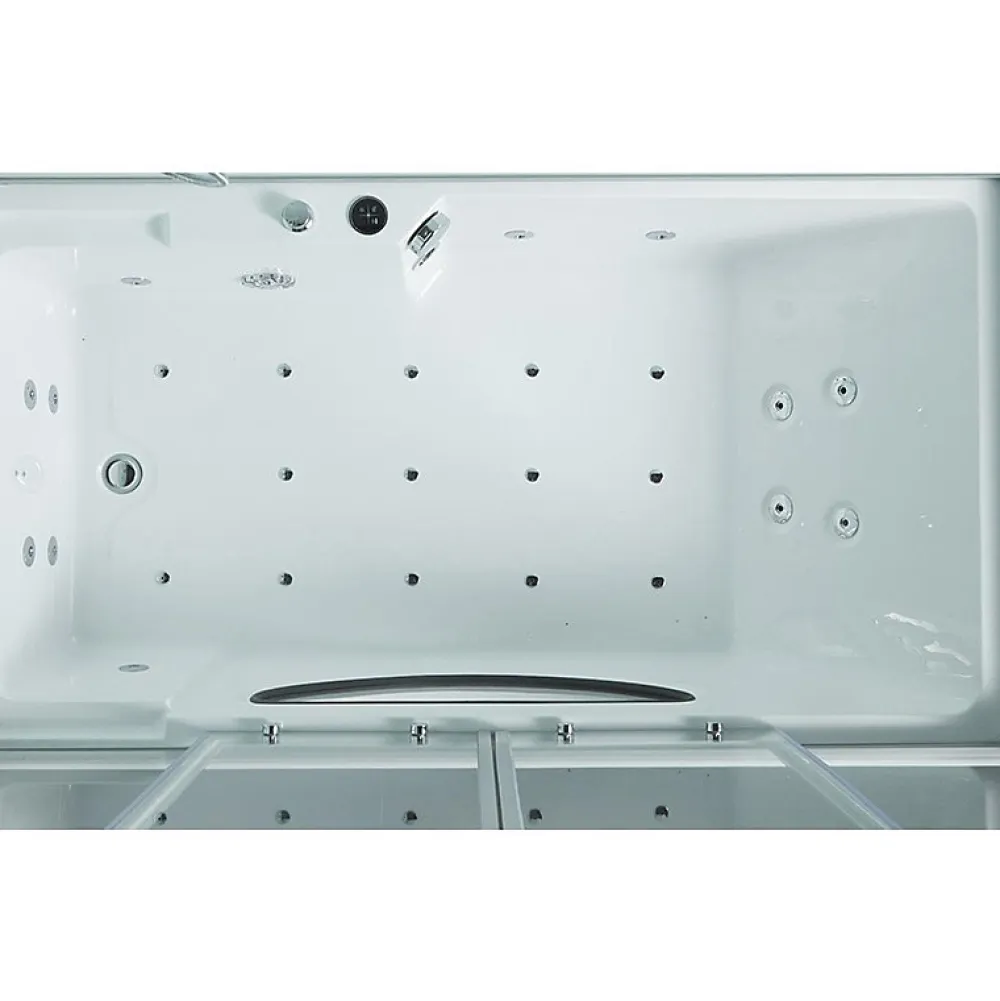 Archipel Combi Balneo douche Hammam CBH PUR WHITE 179x97 - GAUCHE