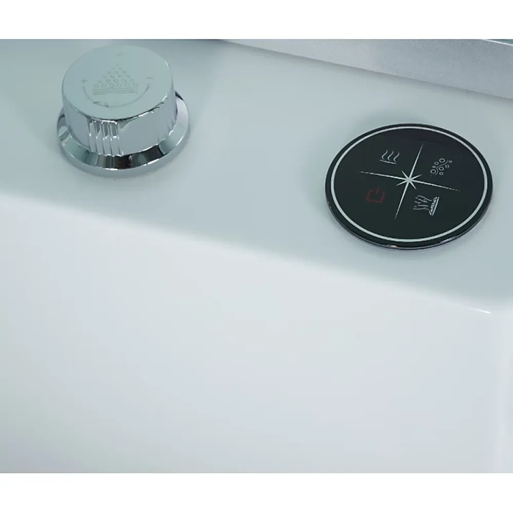 Archipel Combi Balneo douche Hammam CBH PUR WHITE 179x97 - GAUCHE