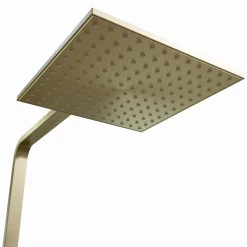 Colonne De Douche Thermostatique|Cuisibane Combiné de douche et douchette SQUARE - Doré