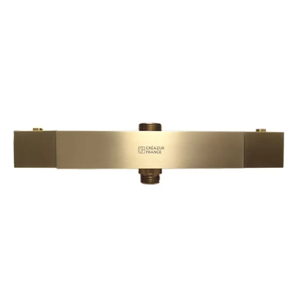 Colonne De Douche Thermostatique|Cuisibane Combiné de douche et douchette SQUARE - Doré