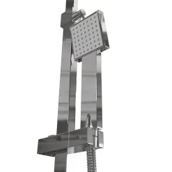 Colonne De Douche Thermostatique|Cuisibane Combiné de douche et douchette SQUARE - Chromé