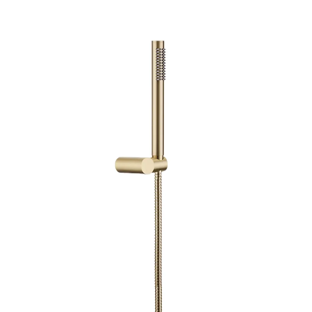 Essebagno Combiné support de douche or brossé 3 pièces Luisa