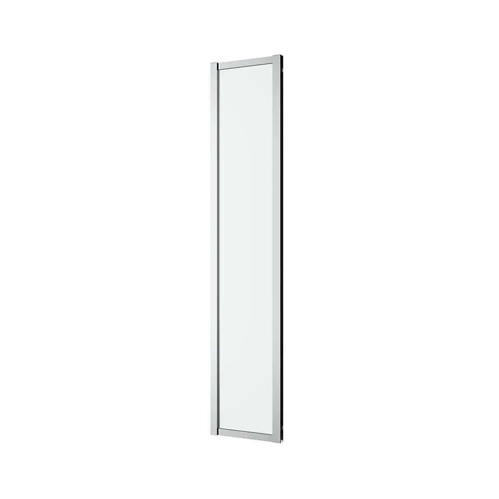 Paroi De Douche|GoodHome Complément d'ouverture l.40 x H.195 cm, verre transparent, profilés alu chrome, Ledava