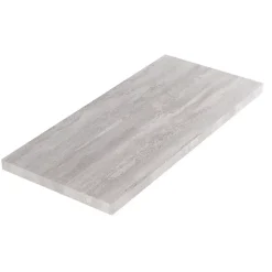 Kiamami Valentina Comptoir En Bois Couleur Ciment Pour Lavabo De Salle De Bains 100