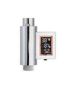 Accessoire De Robinet|MTK Contrôleur et réducteur consommation d'eau, sans piles, chrome,