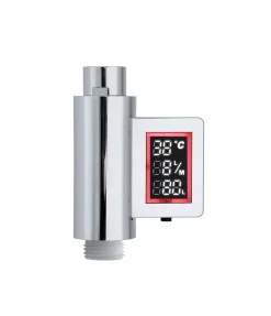 Accessoire De Robinet|MTK Contrôleur et réducteur consommation d'eau, sans piles, chrome,
