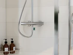 Accessoire De Robinet|MTK Contrôleur et réducteur consommation d'eau, sans piles, chrome,