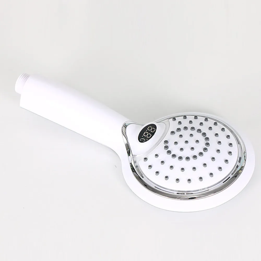 Deko couleurs changent à eau, pommeau de douche à LED avec affichage numérique du capteur de température