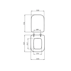 Abattant Wc|Kiamami Valentina Couvre Wc Gris Pour Modèle Conca Ideal Standard