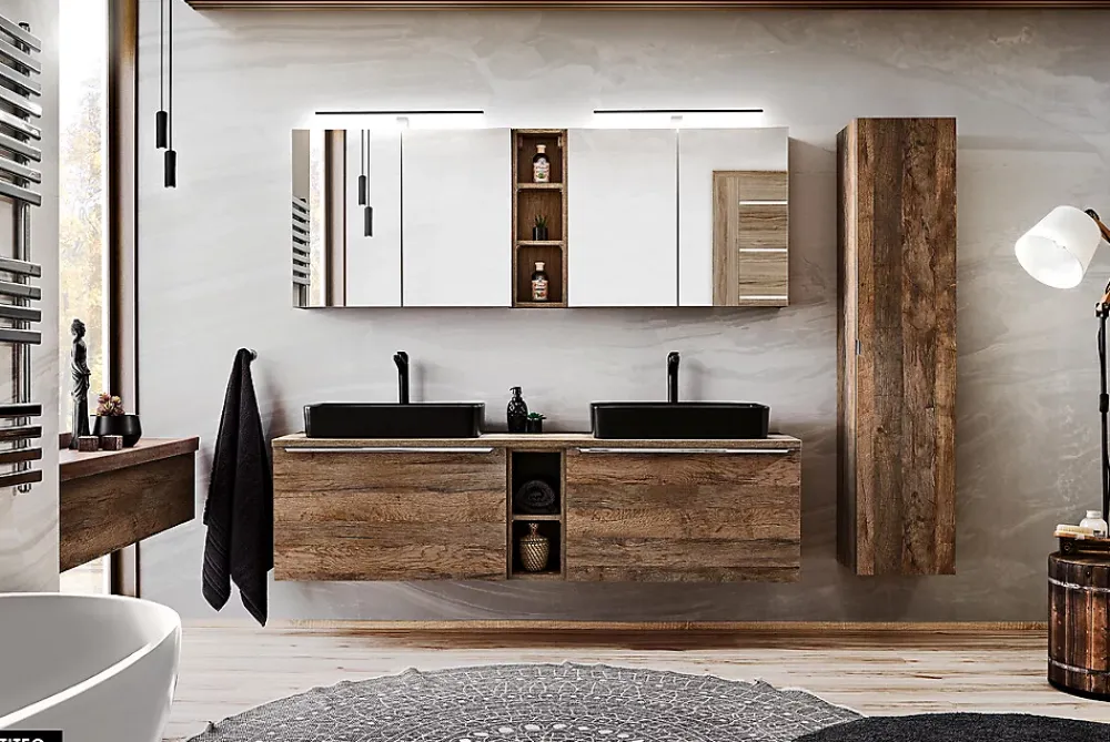 Otitec Cube de rangement - 20 x 65 cm - BOLD OAK