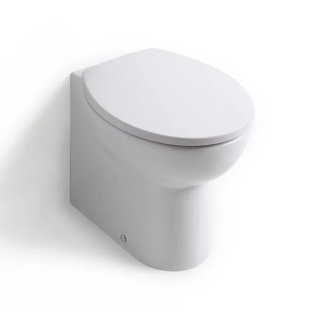 Kiamami Valentina Cuvette De Toilette Patascoss En Céramique Blanche De Qualité Supérieure, À Encastrer.