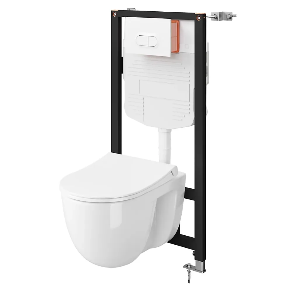 GoodHome Cuvette suspendu sans bride Winam