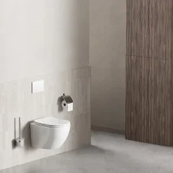Wc Suspendu|Am.Pm Europe Cuvette WC Suspendu Blanc Toilette Suspendu FlashClean WC sans rebord avec couvercle de siège SoftClose, CXB1701SC Blanc AM.PM