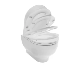 GoodHome Cuvette WC suspendu compact Cavally