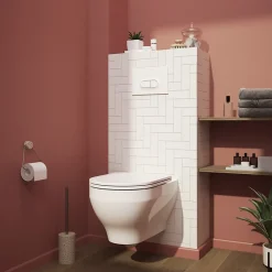 GoodHome Cuvette WC suspendu compact Cavally