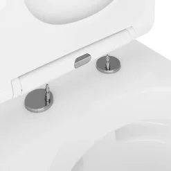 GoodHome Cuvette WC suspendu en céramique, l.36 x H.35,5 x P.50 cm, blanc, Levanna