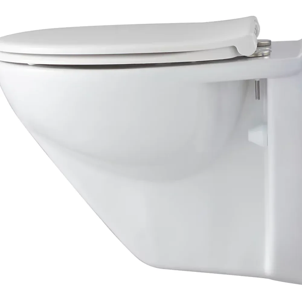 Wc Suspendu|Planète Bain Cuvette WC suspendu PMR surélevée sans bride - AUSTIN