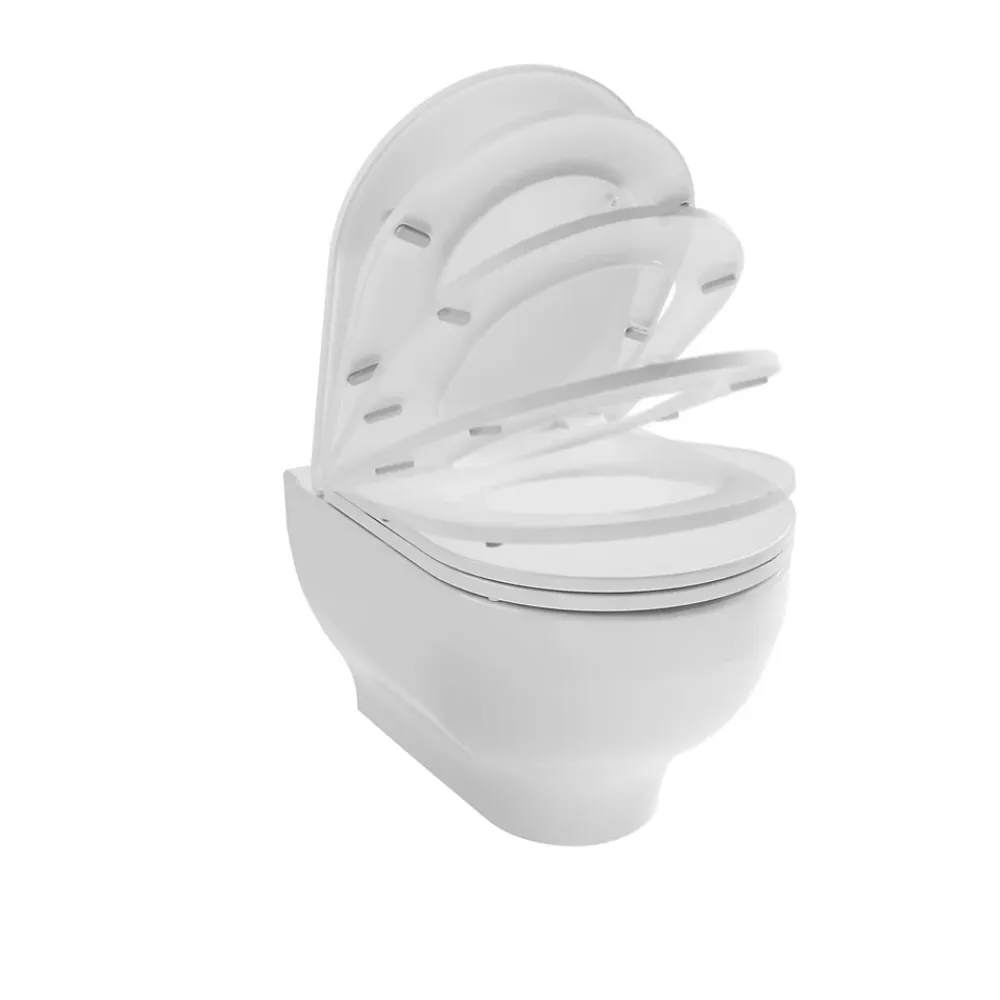 GoodHome Cuvette WC suspendu sans bride Cavally