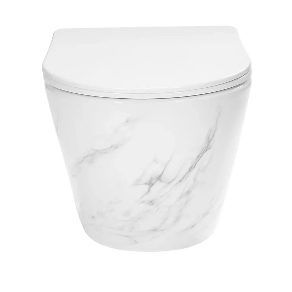 Wc Suspendu|Rea Cuvette WC suspendue Carlos Nature Marble