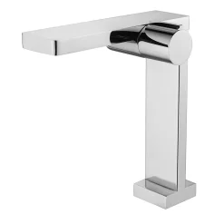 Robinet Lave-Mains|Bernstein Design Robinet de lavabo - Robinet de Salle de bain NT3220C - Bec haut - Robinet chromé