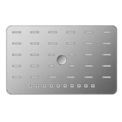 Bernstein Douche de tête en ABS NT200 - 32x20cm - 3 types de jets différents