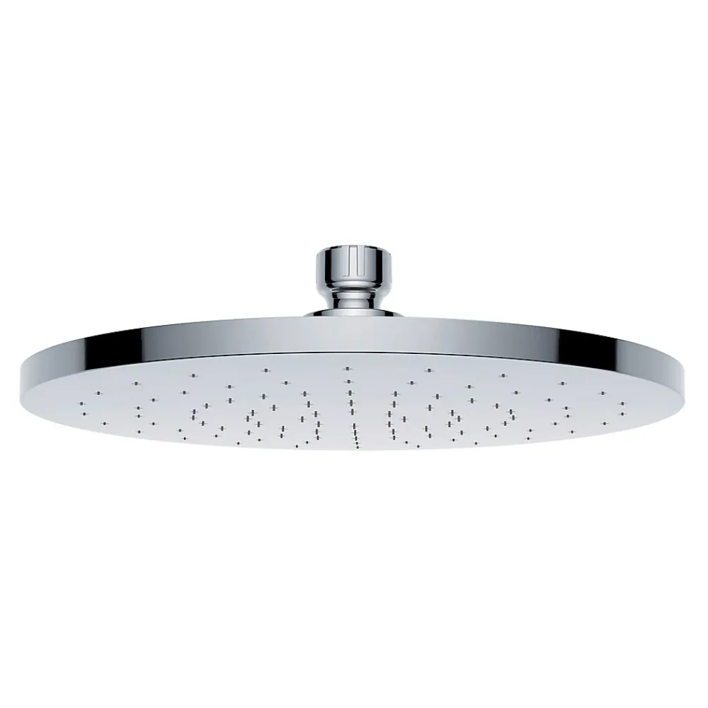 Pommeau De Douche, Flexible Et Barre De Douche|Bernstein Douche de tête ronde en ABS - D2250 - fonction autonettoyante - 22,50cm - couleur noir mat ou chromé Chrome
