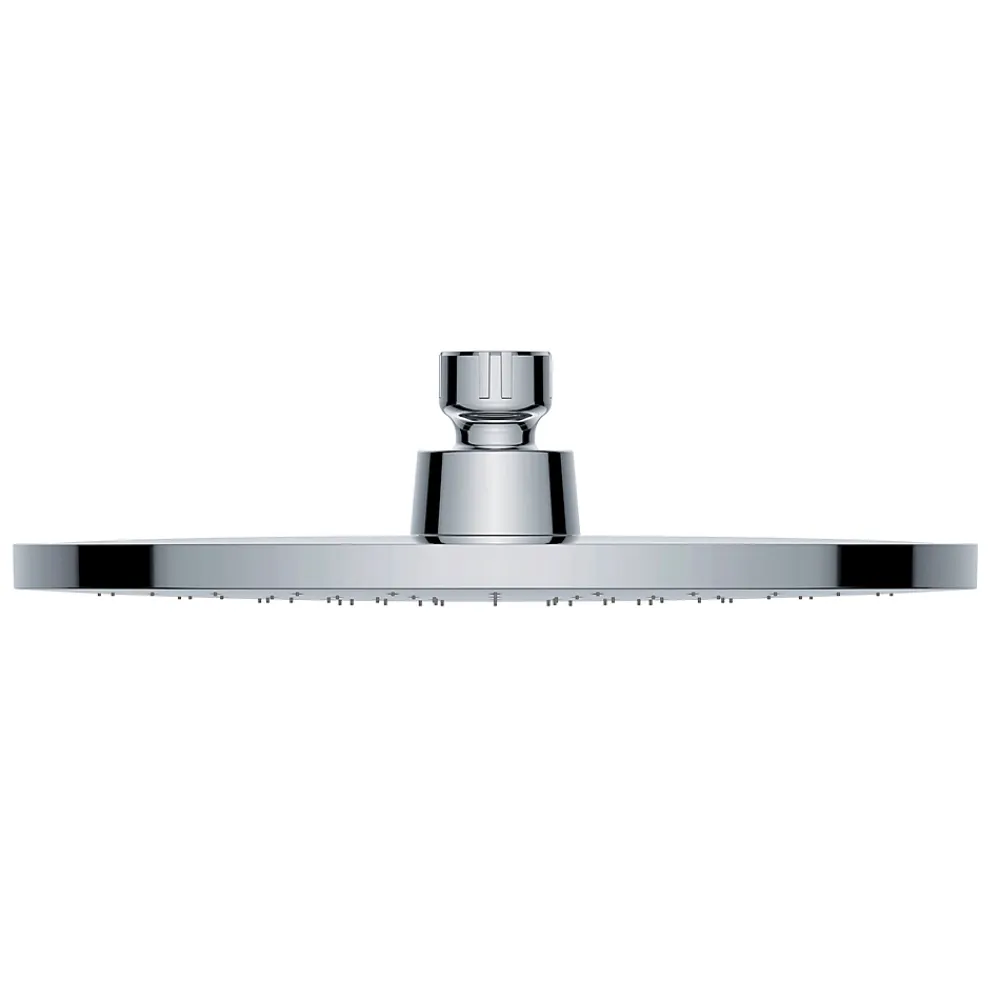 Pommeau De Douche, Flexible Et Barre De Douche|Bernstein Douche de tête ronde en ABS - D2250 - fonction autonettoyante - 22,50cm - couleur noir mat ou chromé Chrome