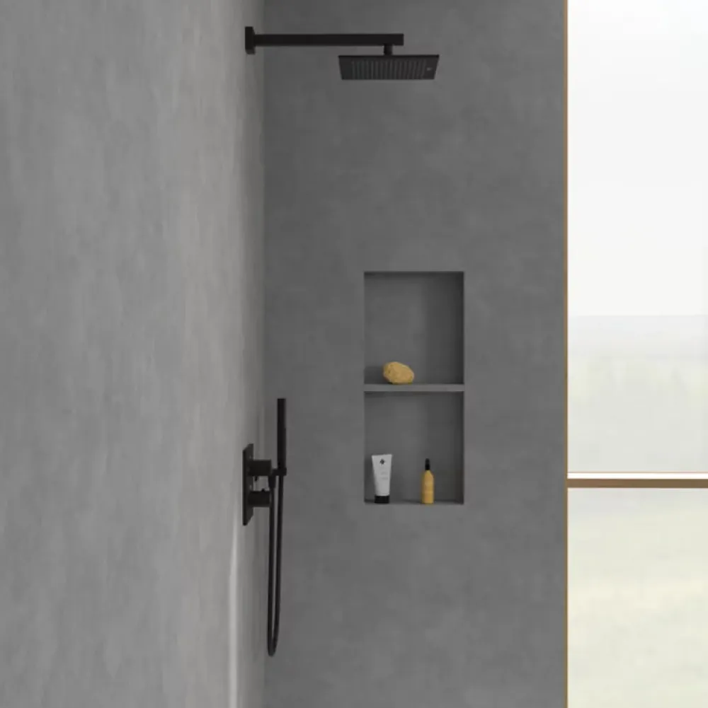 Villeroy & Boch Douche de tête VILLEROY ET BOCH Universal rectangle Noir mat